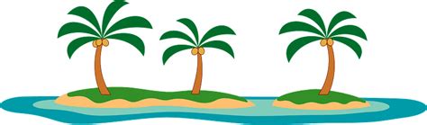 Clip Art Palm Tree Island Png Clipart