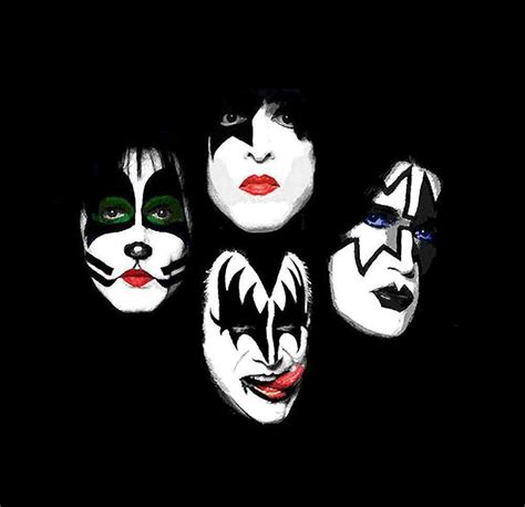 Kiss Fan Art Kiss In 2021 Kiss Rock Bands Kiss Band Artist