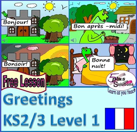 FREE Primary French Greetings Lesson Resource | French greetings ...