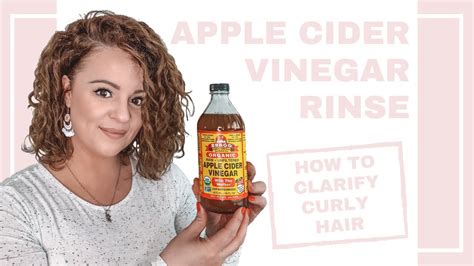 Clarifying Curly Hair With Apple Cider Vinegar Add Shine Remove
