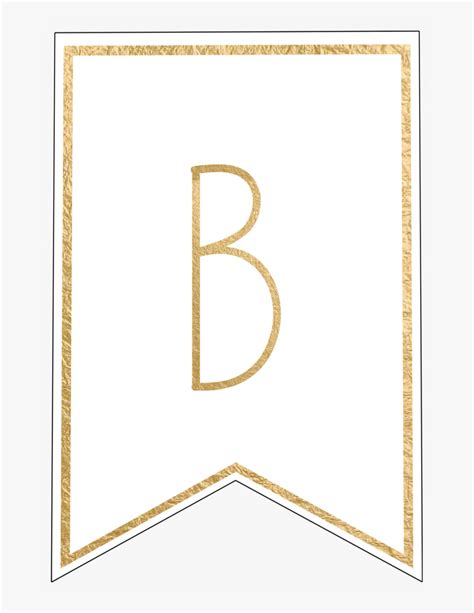 Free Printable Bunting Letters Template