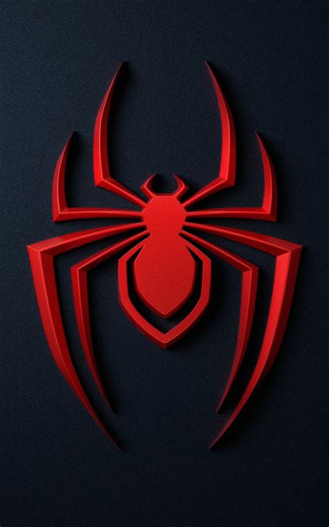 800x1280 Spider Logo Spider Man Playstation 5 Wallpaper Spiderman