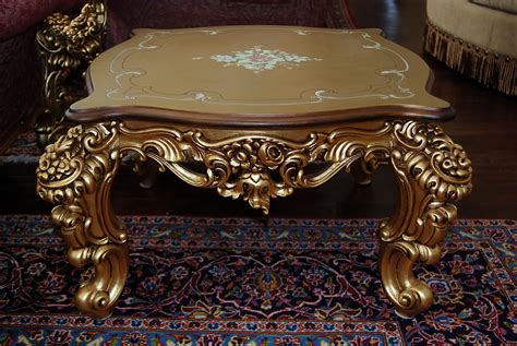 One of the most loved living room designs is the victorian style which can be easily done by using plenty of gleaming metal with intricate designs in furnishings, photo frames and accessories. Italian Rococo Style Living Room Coffee Table Furniture ...