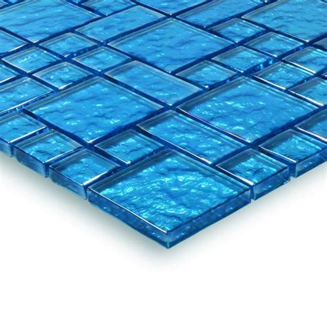 Blue Mixed Mosaic Pool Tile Gg8m2348b17 Mosaic Glass Tile