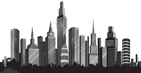 Cityscape Skyline Clip art - Cityscape Silhouette PNG Clip Art Image png download - 8000*4153 ...