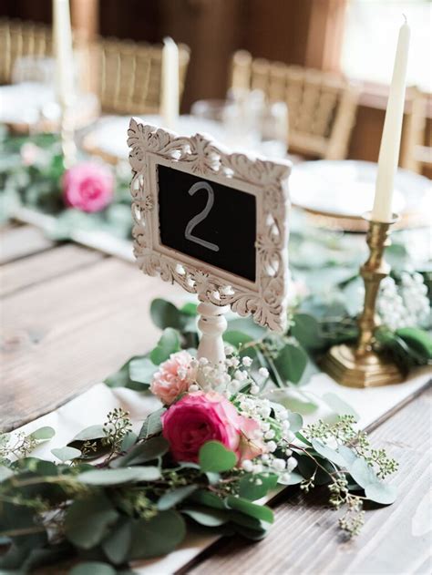 15 Unique Wedding Table Numbers Well Help You Recreate