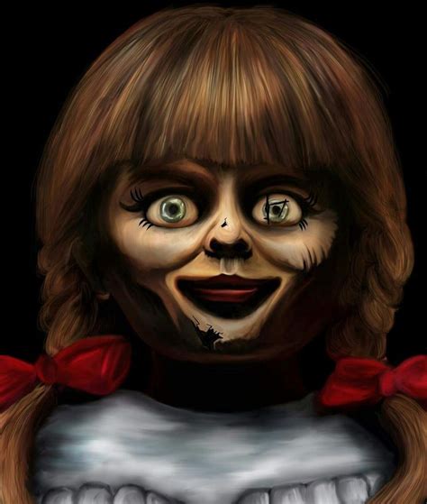 Annabelle Horror Drawing Scary Dolls Scary Art