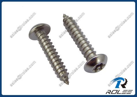 18 8316 Stainless Pin Torx Button Head Self Tapping Security Screw