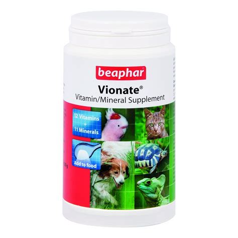 Do dogs need vitamins supplements? Buy Beaphar Vionate Vitamin & Mineral Supplement For Dogs ...