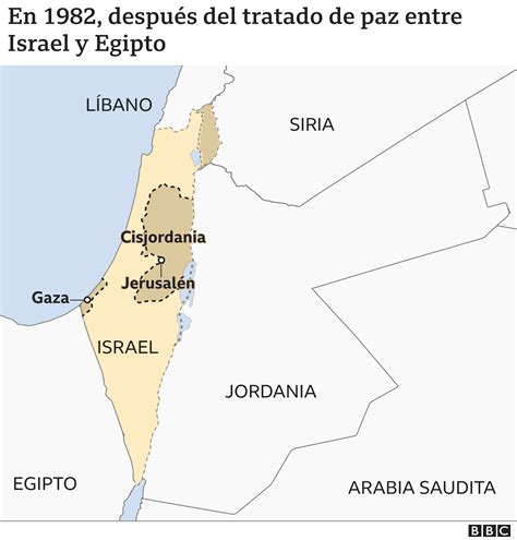 Conflicto Israelí Palestino 6 Mapas Que Muestran Cómo Ha Cambiado El