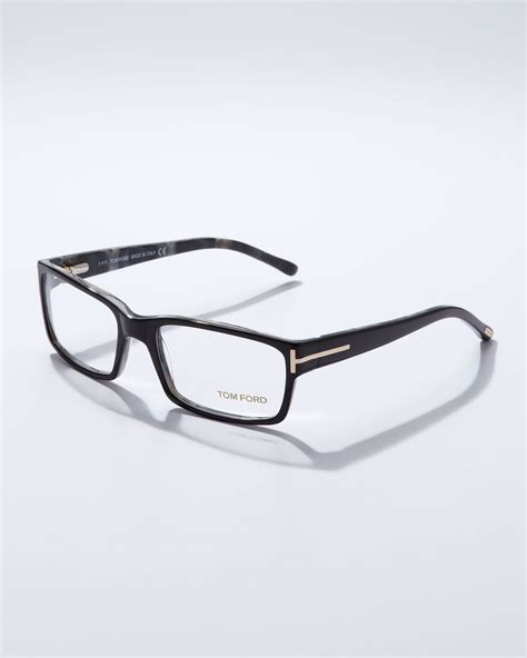 Lyst Tom Ford Square Frame Fashion Glasses In Black For Men