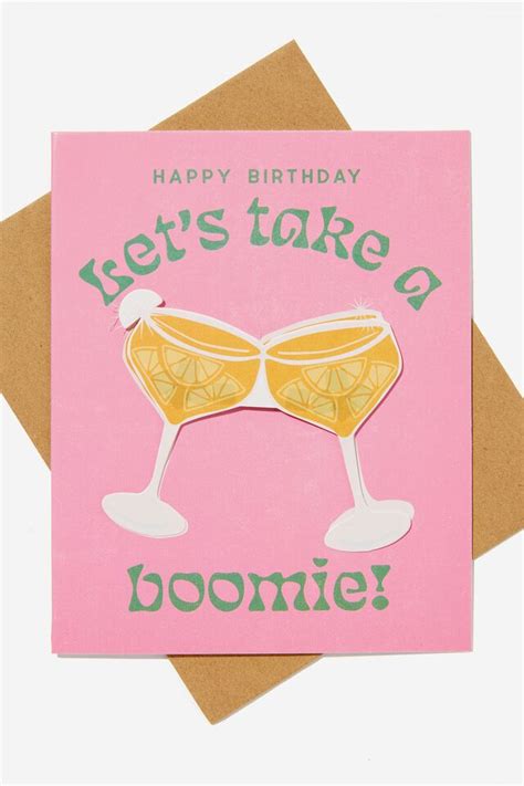 Premium Funny Birthday Card Stationery Backpacks And Homewares Typo