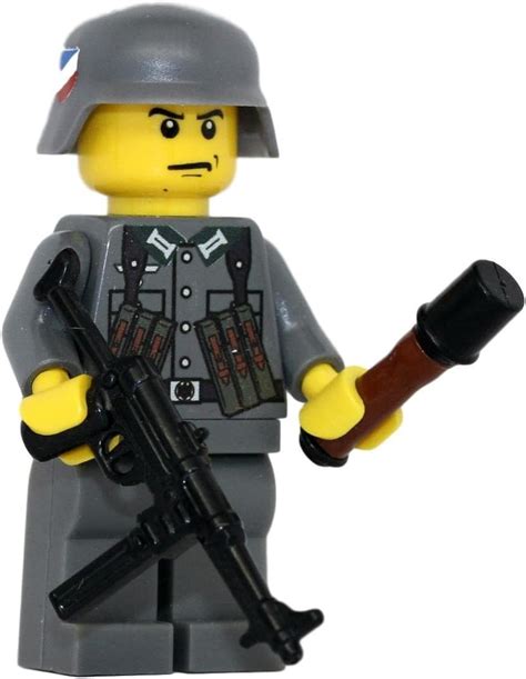 Modern Brick Warfare German Ww2 Mp40 Soldier Custom