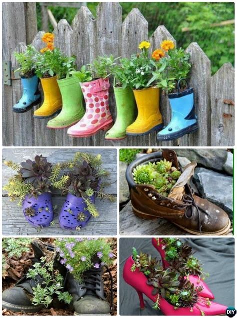 20 Diy Upcycled Container Garden Planter Projects With Images