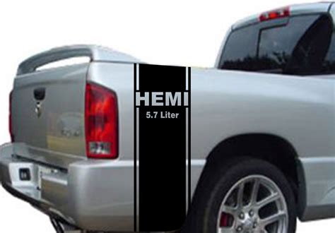 2 Hemi 5 7 Liter Stripe Dodge Ram Truck Vinyl Decal Sticker