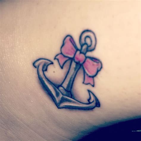 Anchor Bow Tattoo Tattoos Pinterest Bow Tattoos Anchor Bow