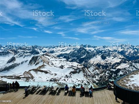 Nebelhorn Summit Restaurant Stock Photo Download Image Now 2020