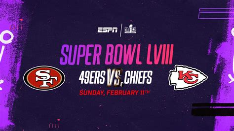 The Super Bowl Lviii Live On Espn Caribbean Sf 49ers Vs Kc Chiefs