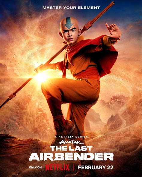 Netflix показал постеры главных героев сериала Аватар Легенда об Аанге
