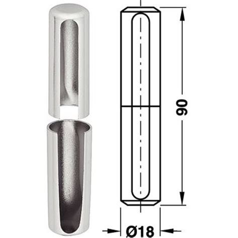 2-teilige Einbohrbänder Ø 16 mm, Baufachhandel Streich- Schössmetall
