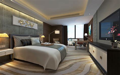 Modern Luxury Hotel Room Design 3d Cgtrader