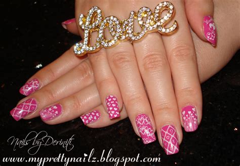 Konad Valentines Day Nails And Video Tutorial Valentines Day Nail