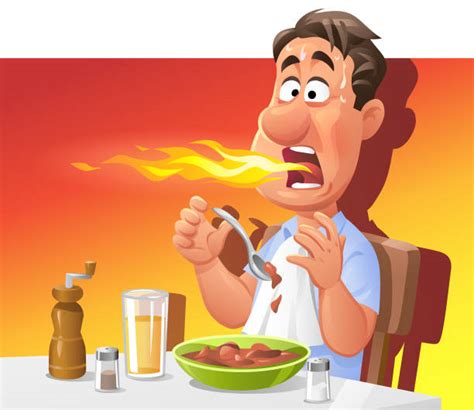 Eating Chilli Illustrations Royalty Free Vector Graphics And Clip Art