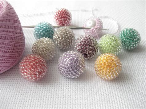 Handmade Beaded Balls Beaded Sphere Material For Handmade Etsy