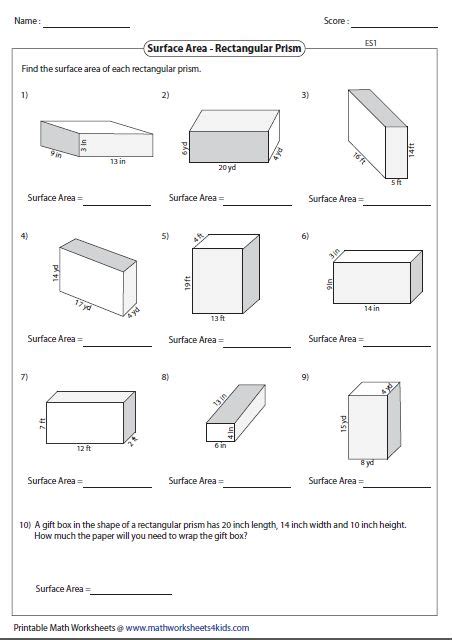 5th Grade Volume Worksheets 5th Grade Measurement Worksheets