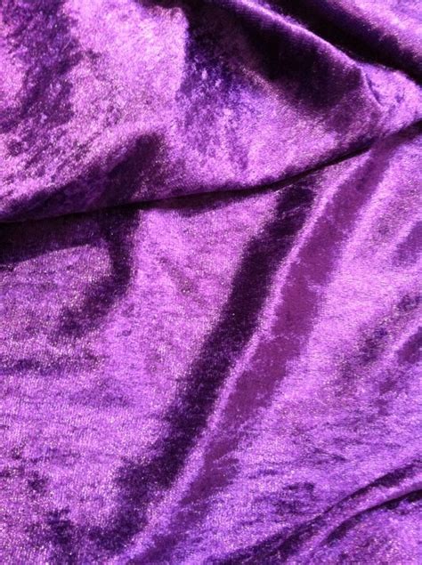 Purple Crushed Velvet Crushed Velvet Velvet Fabric
