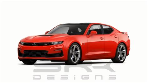 2020 Chevrolet Camaro Sedan Looks Muscular Out For Charger Blood