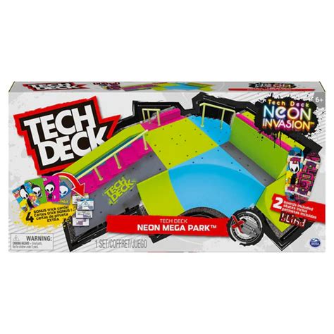 Tech Deck X Connect Neon Mega Park Fingerboard Set Uk