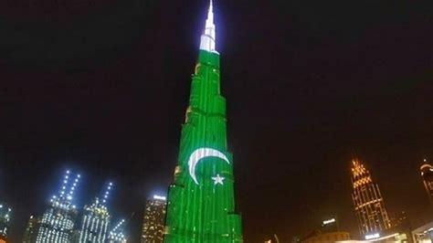 Burj Khalifa Display Of Pakistan Flag Draws Mixed Reactions