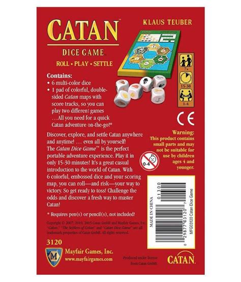 Read reviews and buy catan dice game clamshell edition at target. Asmodee Catan Dice Game, Multi Color - Buy Asmodee Catan ...