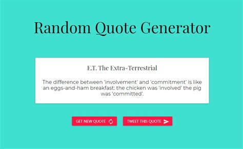 Random Quote Generator Project Made In React Js Laptrinhx