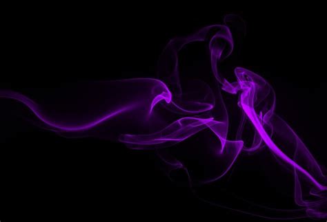 Premium Photo Purple Smoke Abstract On Black Background Ink Water Color