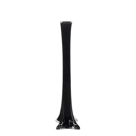 20 tall skinny black glass eiffel tower vase flower bouquet wedding centerpiece
