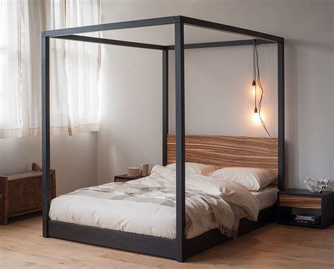 Check spelling or type a new query. Zebrano Cube 4-Poster Bed | 4 poster beds, Bed design ...