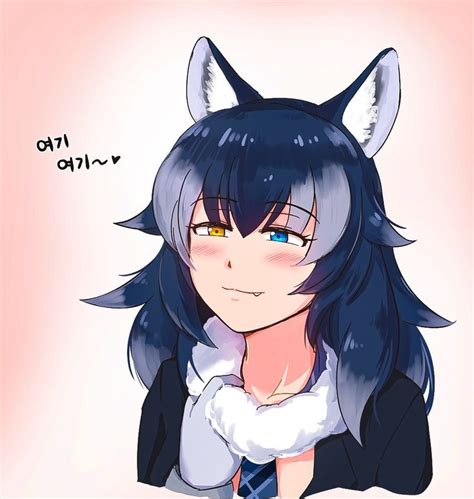 Grey Wolf With Images Cute Anime Chibi Anime Neko Anime Wolf