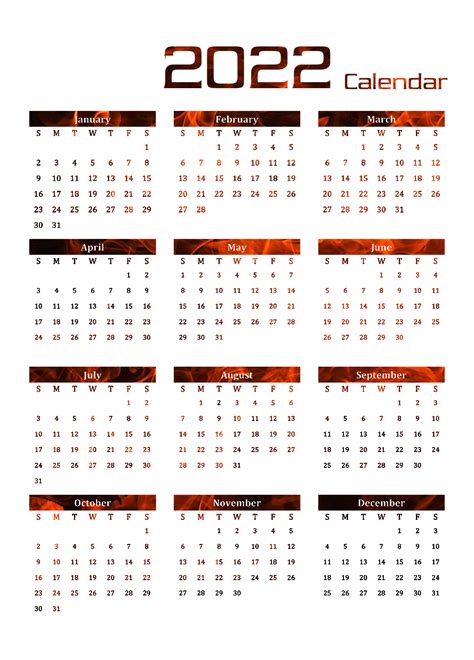 Calendar 2022 Png Hd Image Png All
