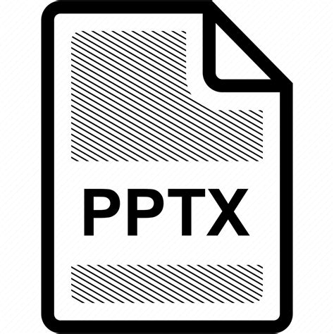 Pptx Pptx File Extension File File Format Format Type Icon
