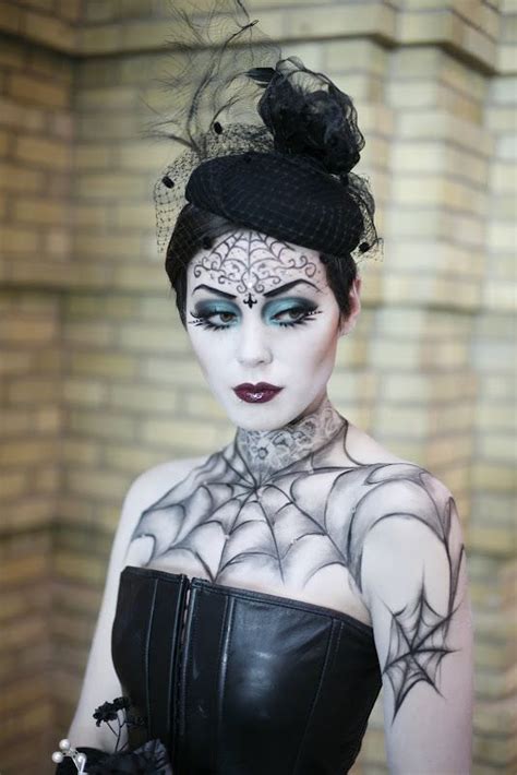 Black Widow Creative Halloween Makeup Halloween Makeup Inspiration
