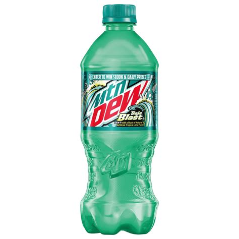 Mountain Dew Baja Blast Tropical Lime Soda - Shop Soda at H-E-B