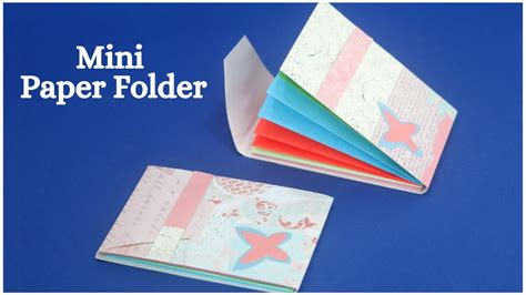 Mini Paper Folder Bag Tutorial Easy Paper Craft Ideas