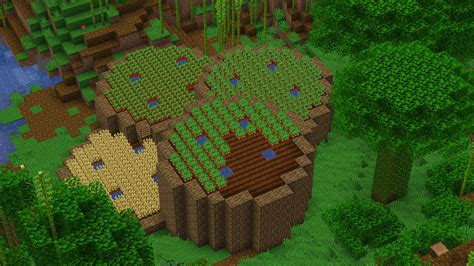 A Circular Farm I Made A While Ago Rminecraft