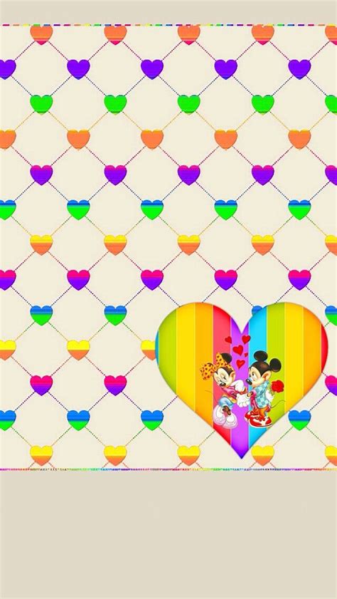 Pin By Angelmom4 On Wallz Valentines Wallpaper Mickey Mouse