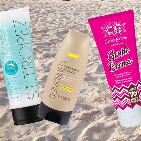 the best gradual tanners for fake tan novices and pale skinned gals best tanning lotion fake