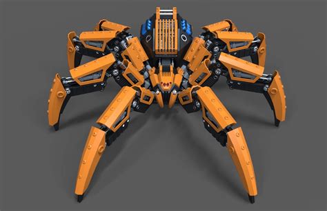 Robot Spider 3d Model By Cat007