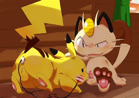 Meowth Pikachu Creatures Company Game Freak Nintendo Pokemon Pokemon Anime Blue Eyes