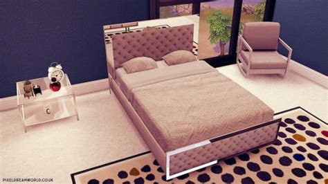 Pixeldreamworld Sims 4 Beds Sims 4 Bedroom Sims 4 Cc Furniture